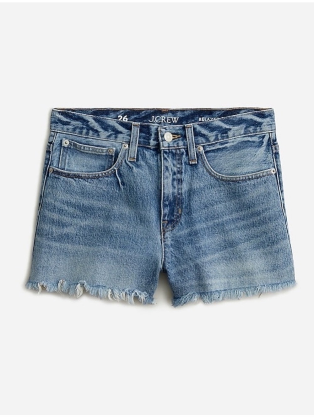J. Crew Women's Light Blue Relaxed Short